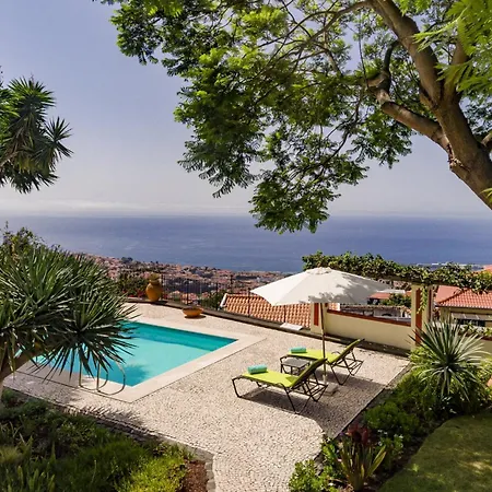 Magnificent Funchal Villa Quinta D'Alegria 4 Bedrooms Panoramic Sea View-2